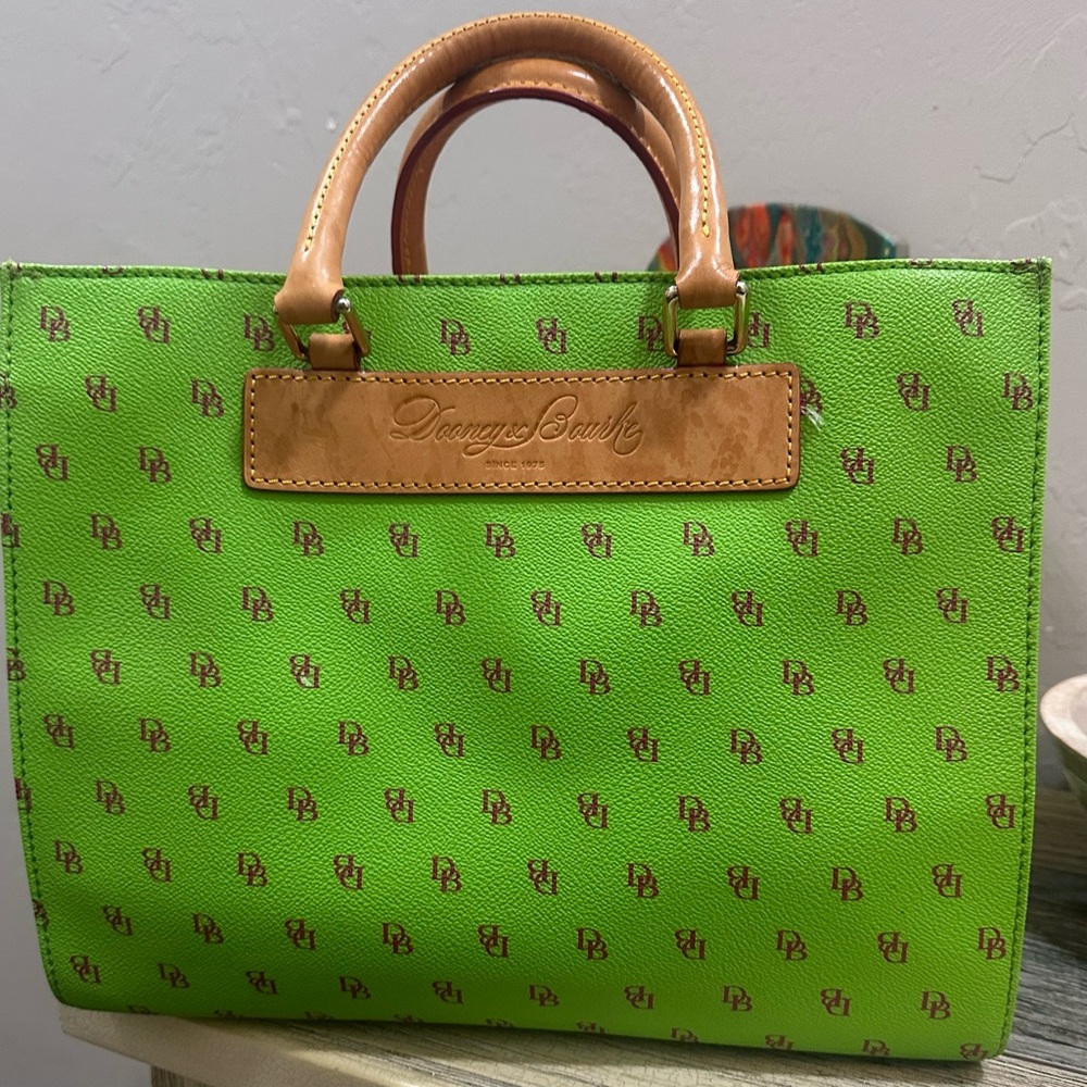 Dooney & Bourke Green Tote Bag